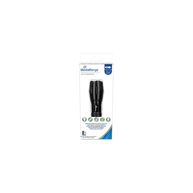 LINTERNA LED MEDIARANGE MR735 BLACK