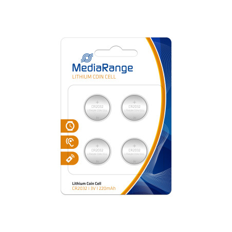 MediaRange MRBAT132 batteria per uso domestico Batteria monouso CR2032 Litio