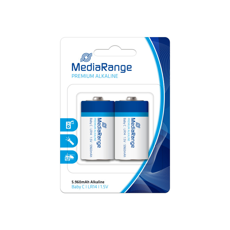 PILAS ALCALINAS MEDIARANGE BABY-C