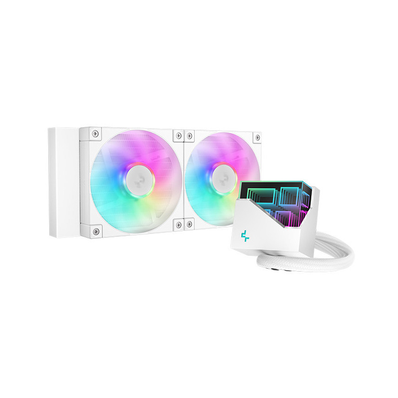 DISIPADOR REF LIQUIDA DEEPCOOL LT240 WHITE ARGB