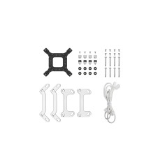 DeepCool LT240 Processore Raffreddatore di liquidi tutto in uno 12 cm Bianco 1 pz
