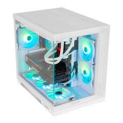 NOX Hummer Astra Neo White Midi Tower Bianco