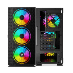 Savio SAVGC-RAPTORX1 computer case Midi Tower Nero