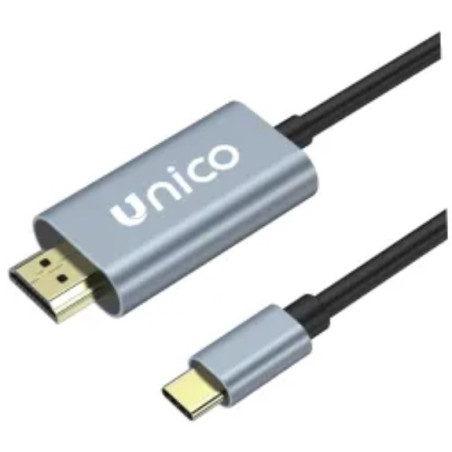 UNICO AD1990 cavo e adattatore video 1,8 m USB tipo-C HDMI Grigio