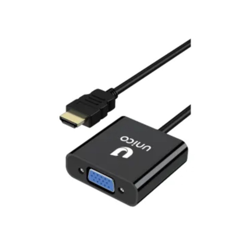 ADAPTADOR UNICO HDMI A VGA M/H