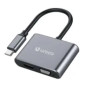 ADAPTADOR UNICO USB TIPO(C) A HDMI Y VGA