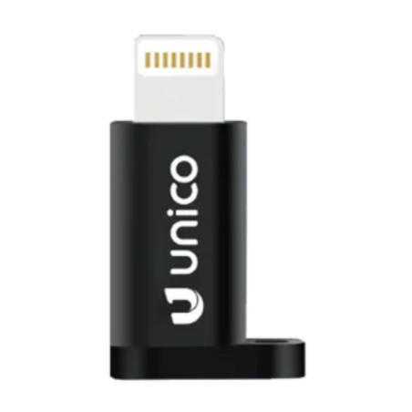 UNICO AD1937 adattatore per inversione del genere dei cavi USB-C Lightning Nero