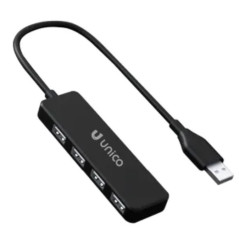 UNICO AD1423 replicatore di porte e docking station per laptop Cablato USB 2.0 Nero