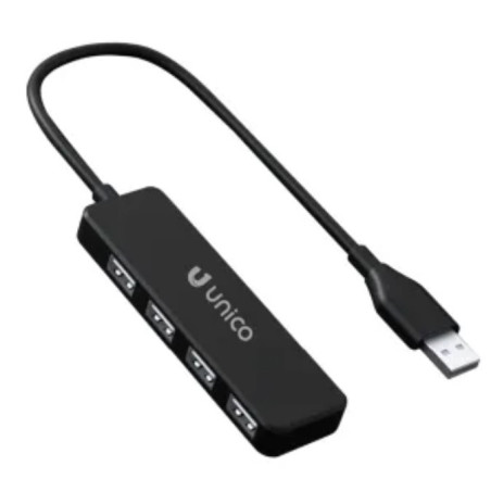 UNICO AD1423 replicatore di porte e docking station per laptop Cablato USB 2.0 Nero