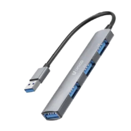 UNICO AD0225 replicatore di porte e docking station per laptop Cablato USB 2.0 Grigio