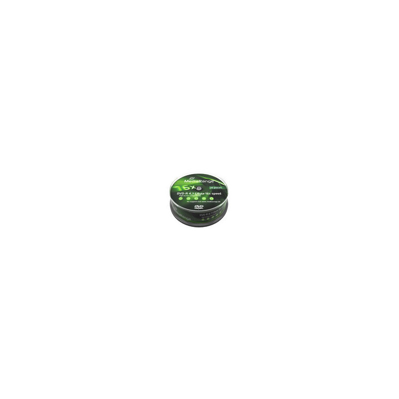 CONSUMIBLE MEDIARANGE DVD-R MR403 4.7GB 25PCS