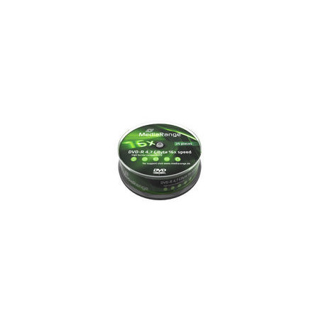 CONSUMIBLE MEDIARANGE DVD-R MR403 4.7GB 25PCS