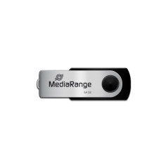 MediaRange 64GB USB 2.0 unità flash USB USB Type-A   Micro-USB Nero, Argento