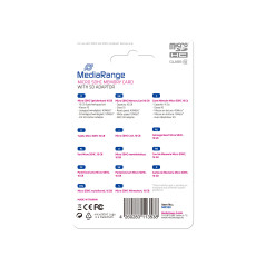 MediaRange MR958 memoria flash 16 GB MicroSDHC Classe 10