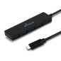 HUB MEDIARANGE USB-C 4XUSB 3.0