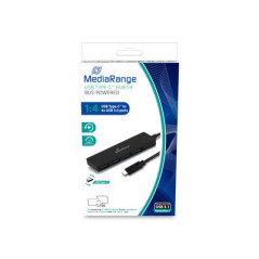 HUB MEDIARANGE USB-C 4XUSB 3.0