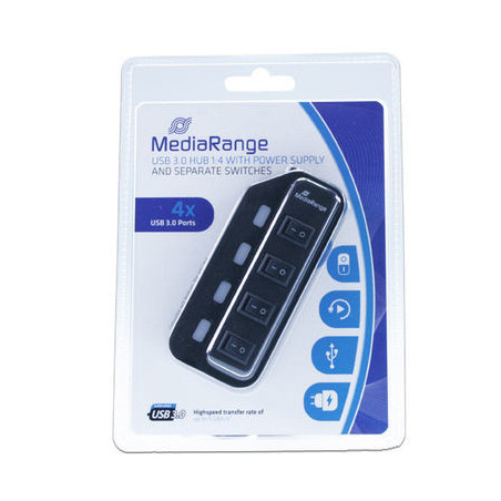 HUB MEDIARANGE USB 3.0 4XUSB 3.0