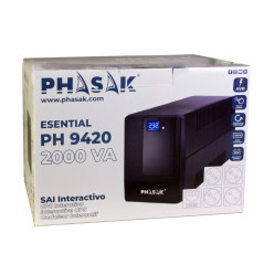 Phasak Esential gruppo di continuità (UPS) A linea interattiva 2 kVA 1200 W 4 presa(e) AC