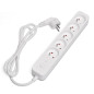 REGLETA DE 5 ENCHUFES 3M BLANCO SAVIO LZ-09