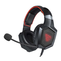 Savio SAVGH-FORGE cuffia e auricolare Cuffie Cablato A clip Gaming Nero, Rosso