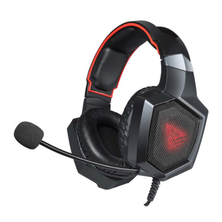 Savio SAVGH-FORGE cuffia e auricolare Cuffie Cablato A clip Gaming Nero, Rosso