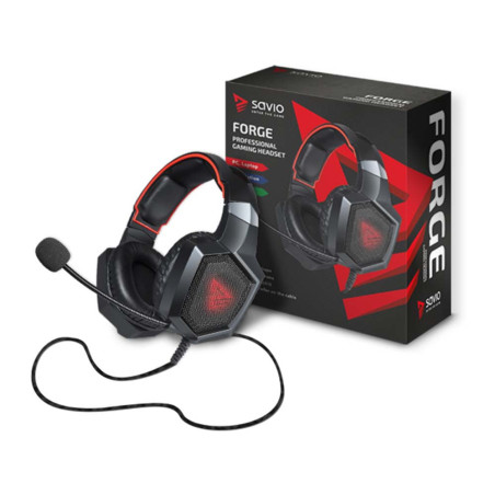 AURICULARES GAMING SAVIO FORGE JACK 3.5 MM + USB