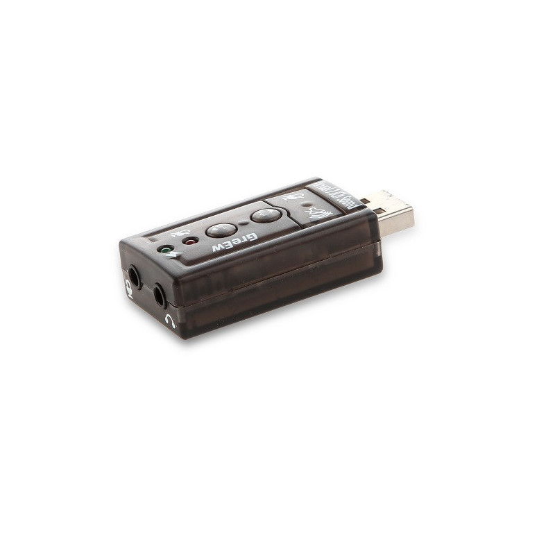 TARJETA DE SONIDO NEGRO USB 7.1 SAVIO AK-01