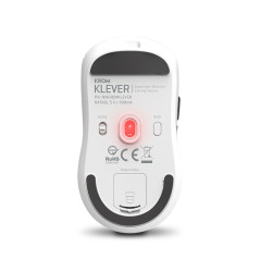 Krom Klever mouse Gaming Mano destra RF Wireless Ottico 10000 DPI