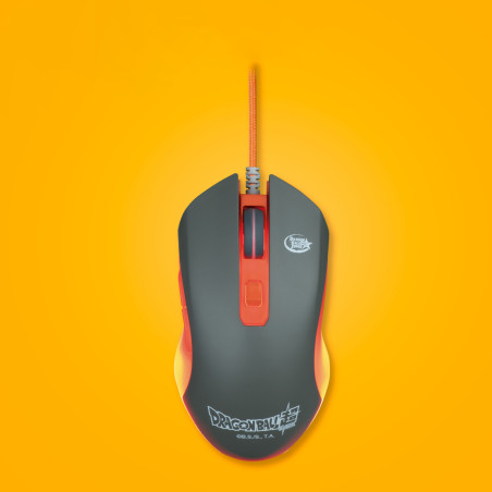 Blade Gaming PC Dragon Ball Super PACK Keyboard + Mouse + Mousepad tastiera Mouse incluso USB Grigio, Arancione