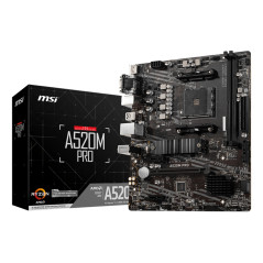 MSI A520M PRO scheda madre AMD A520 Socket AM4 micro ATX