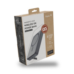Hune AT-POB-WP-002 ROC Ioni di Litio 10000 mAh Carica wireless Grigio