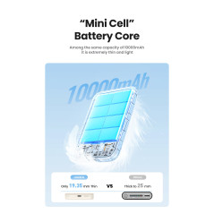 Ugreen 25208 batteria portatile 10000 mAh Carica wireless Beige