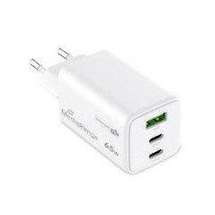 CARGADOR MEDIARANGE TRIPLE USB-A Y USB-C 65W