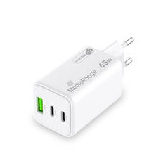 MediaRange MRMA116-2 Caricabatterie per dispositivi mobili Smartphone, Tablet Bianco AC Ricarica rapida Interno