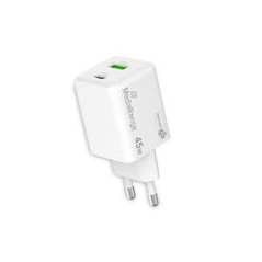 MediaRange MRMA113-2 Caricabatterie per dispositivi mobili Smartphone, Tablet Bianco AC Ricarica rapida Interno