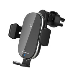 MediaRange MRMA117 Caricabatterie per dispositivi mobili Smartphone Nero Carica wireless Ricarica rapida Auto