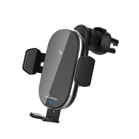 MediaRange MRMA117 Caricabatterie per dispositivi mobili Smartphone Nero Carica wireless Ricarica rapida Auto