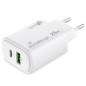 CARGADOR MEDIARANGE DUAL USB-A Y USB-C 25W
