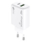 CARGADOR MEDIARANGE DUAL USB-A Y USB-C 25W