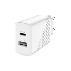 Savio LA-04 USB Type A & Type C Quick Charge Power Delivery 3.0 Indoor Smartphone, Tablet Bianco Ricarica rapida Interno