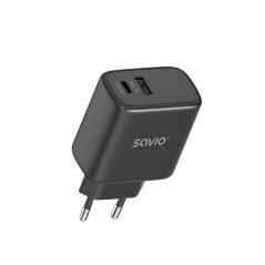 CARGADOR SAVIO LA-06 DUAL 30W USB 3.0