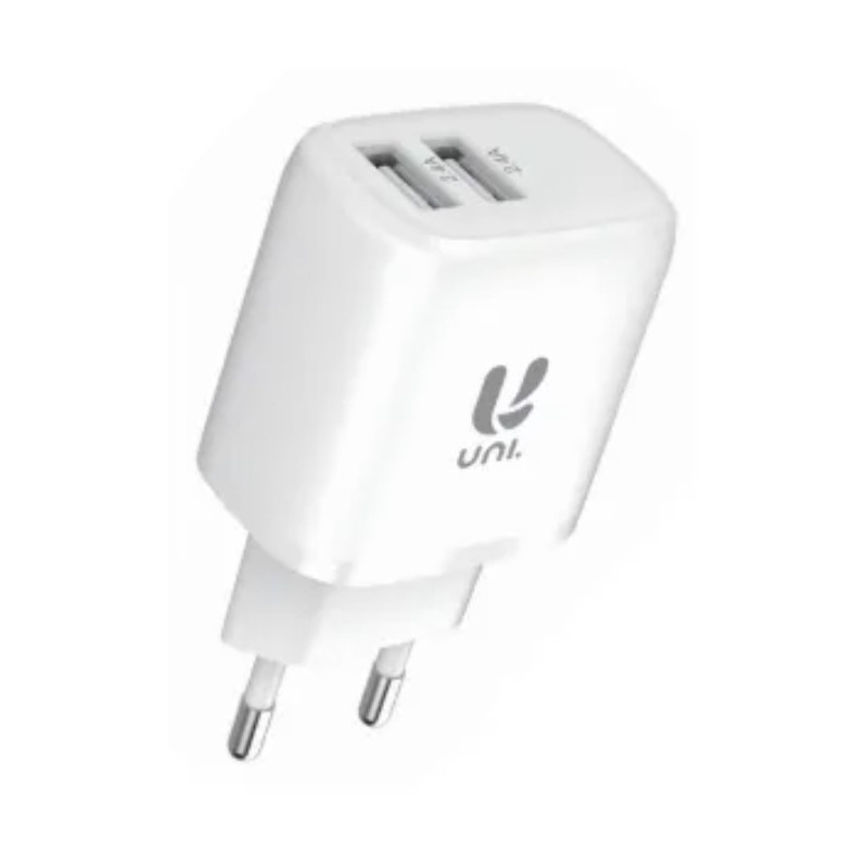 CARGADOR UNI DUAL 2.4A USB-A