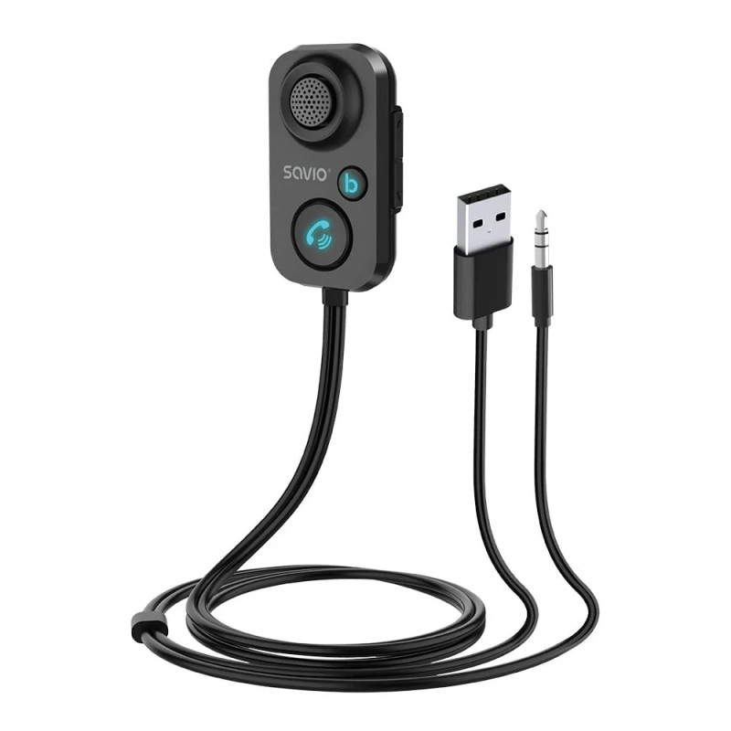 TRANSMISOR AUXILIAR BLUETOOH 5.1 COCHE SAVIO TR-13
