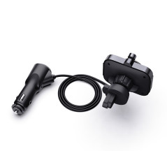 Savio TR-14 Transmiter FM z Bluetooth i ładowarką PD 87,6 - 107,9 MHz Bluetooth USB Nero