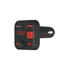 Savio TR-15 Transmiter FM z Bluetooth 87,6 - 107,9 MHz Bluetooth USB Nero