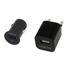 LogiLink PA0076 adattatore e invertitore Auto interno Nero