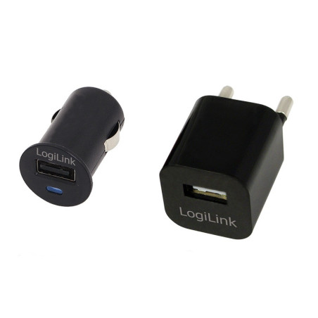 LogiLink PA0076 adattatore e invertitore Auto interno Nero