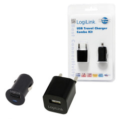 LogiLink PA0076 adattatore e invertitore Auto interno Nero