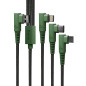 CABLE HUNE ECO TRENZADO 1.2M 3 EN 1 BOSQUE