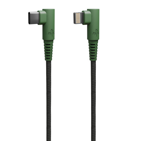 Hune AT-ACC-CA-364 cavo USB USB 2.0 1,2 m USB C USB C Lightning Verde